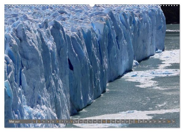 Produktbild: Patagonien, Gletscher, Berge und unendliche Weiten (hochwertiger Premium Wandkalender 2027 DIN A2 quer), Kunstdruck in Hochglanz
