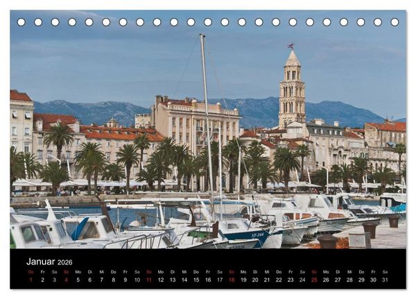 Produktbild: Gr&uuml;&szlig;e aus Kroatien (Tischkalender 2026 DIN A5 quer), CALVENDO Monatskalender