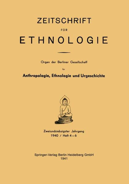 Produktbild: Zeitschrift f&uuml;r Ethnologie