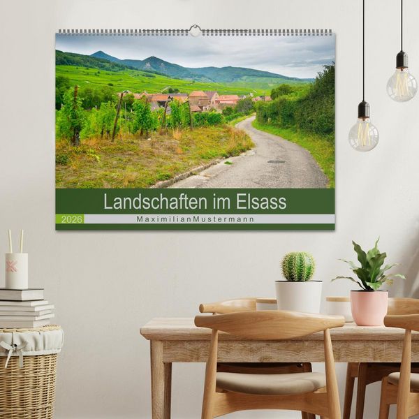 Produktbild: Landschaften im Elsass (Wandkalender 2026 DIN A2 quer), CALVENDO Monatskalender