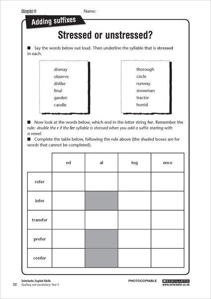Produktbild: Spelling and Vocabulary Teacher's Book (Year 6)