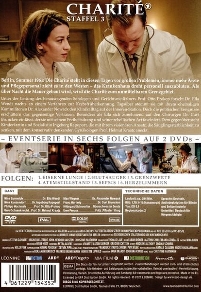 Produktbild: Charit&eacute; - Staffel 3 [2 DVDs]
