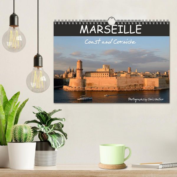 Produktbild: Marseille Coast and Corniche (Wall Calendar 2026 DIN A4 landscape), CALVENDO 12 Month Wall Calendar