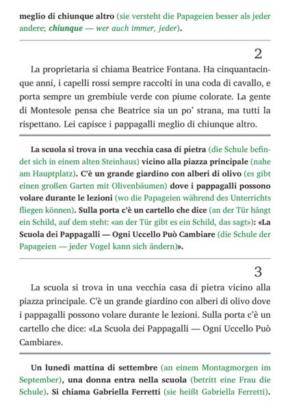 Produktbild: La scuola dei pappagalli - Italienisch lernen mit lustigen Kurzgeschichten A1-A2 (+ Audio-Online)
