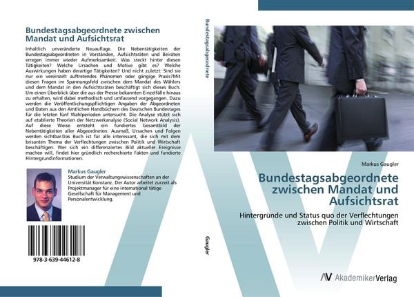 Produktbild: Bundestagsabgeordnete zwischen Mandat und Aufsichtsrat