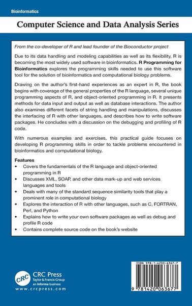 Produktbild: R Programming for Bioinformatics