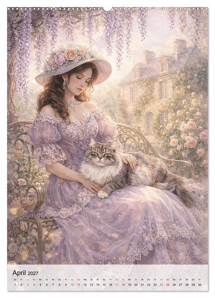 Produktbild: Glanz der Belle &Eacute;poque (hochwertiger Premium Wandkalender 2027 DIN A2 hoch), Kunstdruck in Hochglanz
