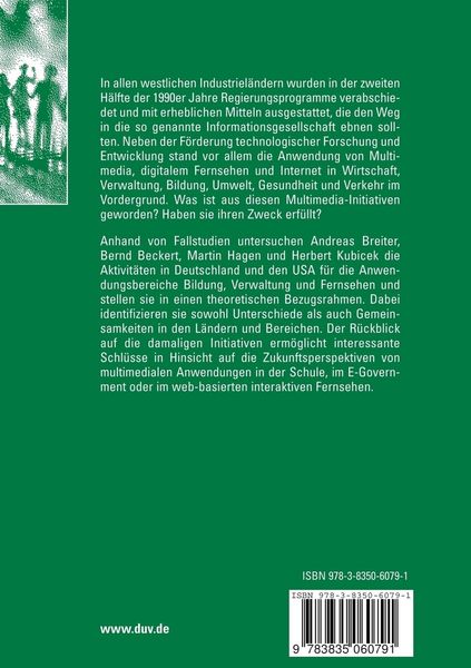 Produktbild: Staatliche Initiativen zur F&ouml;rderung der Informationsgesellschaft