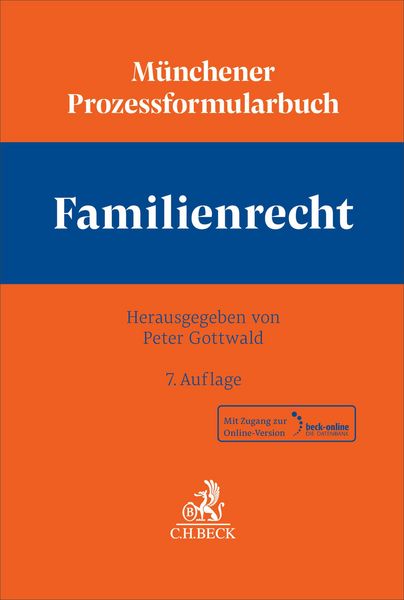 Produktbild: M&uuml;nchener Prozessformularbuch Familienrecht