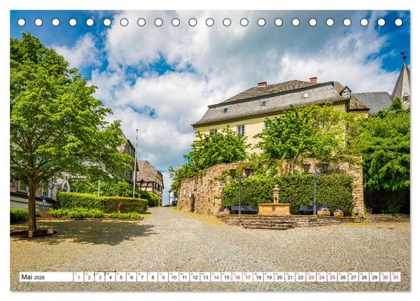 Produktbild: Herrstein - Perle des Hunsr&uuml;cks (Tischkalender 2026 DIN A5 quer), CALVENDO Monatskalender