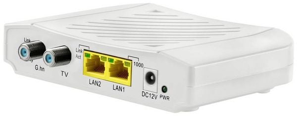 Produktbild: Axing Peer-to-Peer 1800 Ethernet over Coax IP-Einspeiser