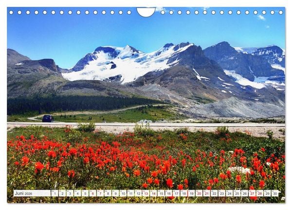 Produktbild: Kanada, Touristenziele in Alberta und British Columbia (Wandkalender 2026 DIN A4 quer), CALVENDO Monatskalender