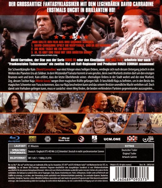 Produktbild: Der Krieger und die Hexe - New Edition (uncut Fassung, neues Master, Blu-ray Premiere)