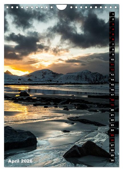 Produktbild: Lofoten. Poetische Landschaften (Wandkalender 2026 DIN A4 hoch), CALVENDO Monatskalender