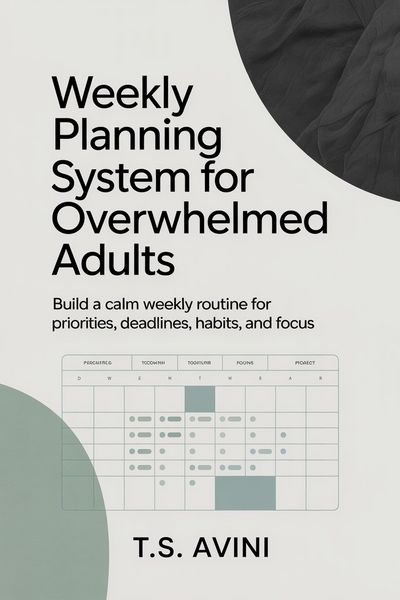 Produktbild: Weekly Planning System For Overwhelmed Adults