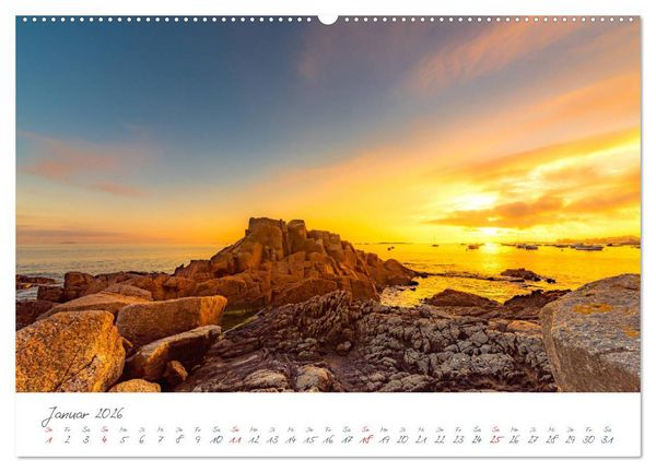 Produktbild: Meine Bretagne &ndash; Die sch&ouml;ne! (hochwertiger Premium Wandkalender 2026 DIN A2 quer), Kunstdruck in Hochglanz