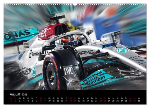 Produktbild: Formel 1 - Benzin im Blut (Wandkalender 2026 DIN A2 quer), CALVENDO Monatskalender