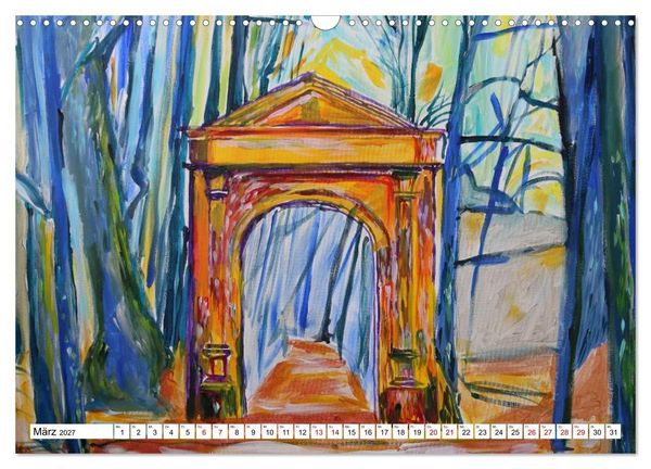 Produktbild: Landschaft in der Malerei: Ein Kunstkalender (Wandkalender 2027 DIN A3 quer), CALVENDO Monatskalender