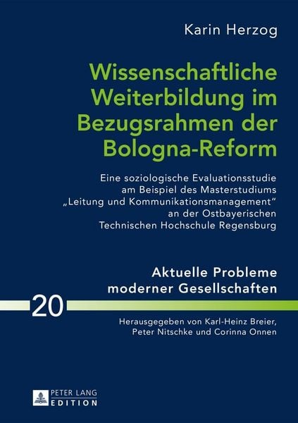 Produktbild: Wissenschaftliche Weiterbildung im Bezugsrahmen der Bologna-Reform