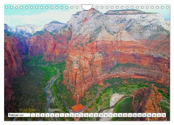 Produktbild: Naturwunder und Nationalparks der amerikanischen Westk&uuml;ste (Wandkalender 2027 DIN A4 quer), CALVENDO Monatskalender