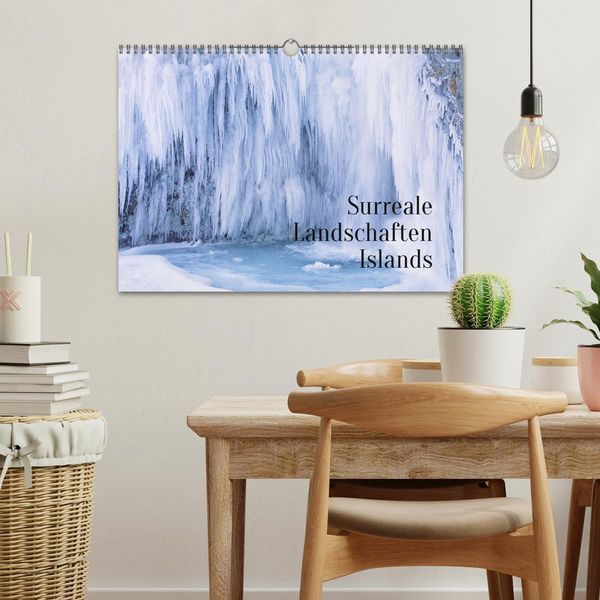 Produktbild: Surreale Landschaften Islands (Wandkalender 2026 DIN A3 quer), CALVENDO Monatskalender