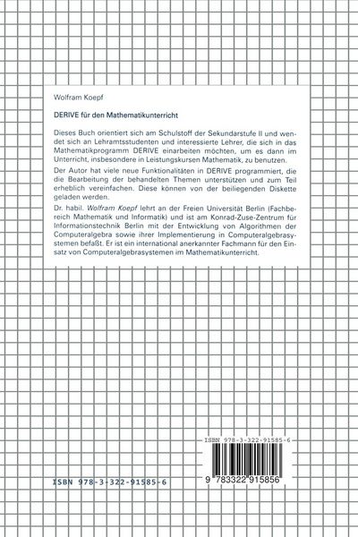 Produktbild: DERIVE f&uuml;r den Mathematikunterricht