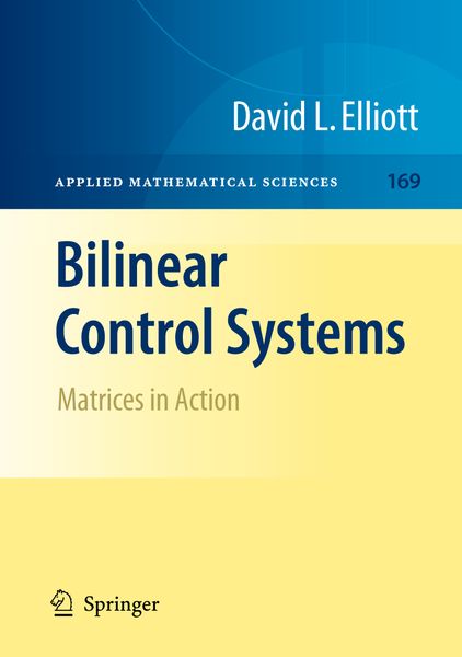 Produktbild: Bilinear Control Systems