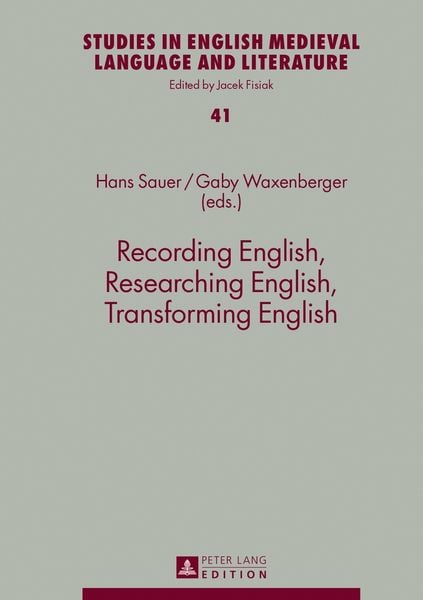 Produktbild: Recording English, Researching English, Transforming English