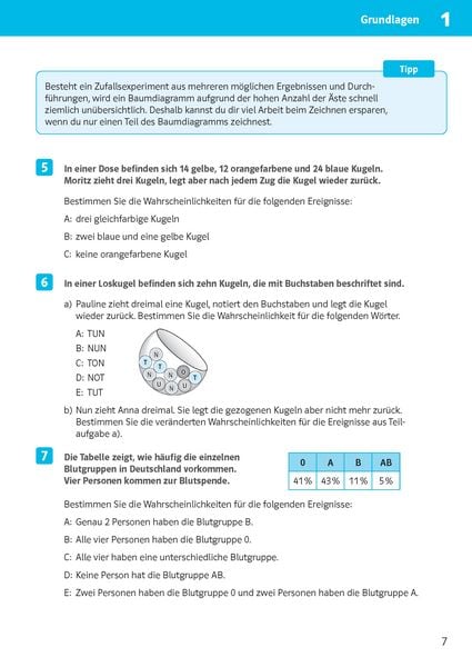 Produktbild: Klett Sicher im Abi 10-Minuten-Training Mathematik Stochastik