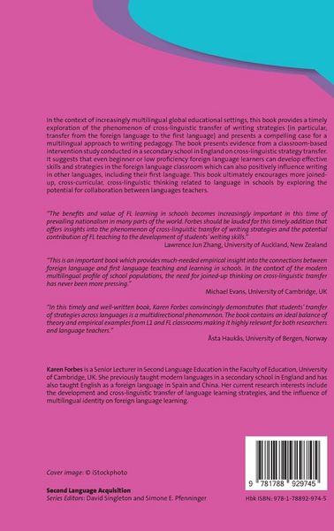 Produktbild: Cross-Linguistic Transfer of Writing Strategies