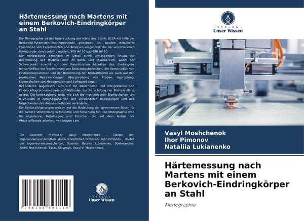 Produktbild: H&auml;rtemessung nach Martens mit einem Berkovich-Eindringk&ouml;rper an Stahl