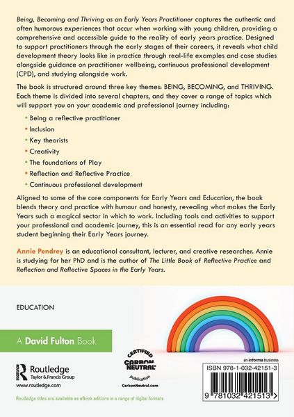 Produktbild: Being, Becoming and Thriving as an Early Years Practitioner