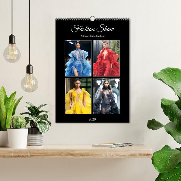 Produktbild: Fashion Show. Zeitlose Haute Coutour (Wandkalender 2026 DIN A3 hoch), CALVENDO Monatskalender