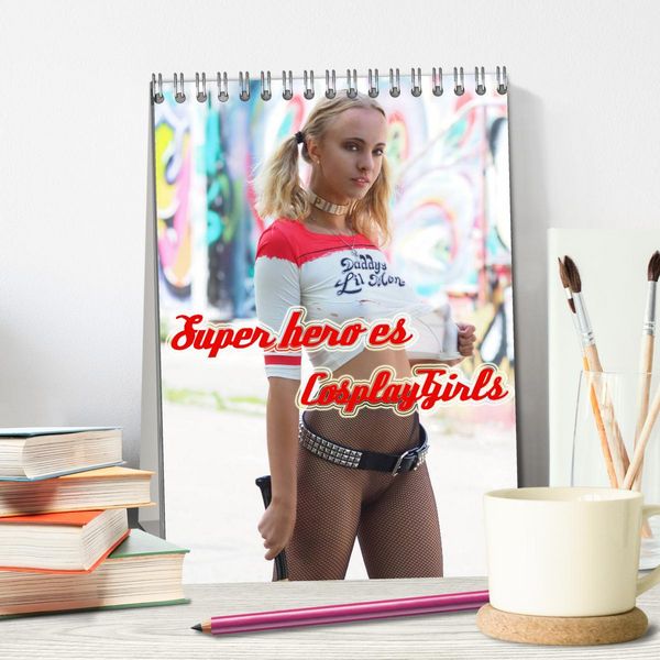 Produktbild: Superheroes Cosplay Girls (Tischkalender 2026 DIN A5 hoch), CALVENDO Monatskalender