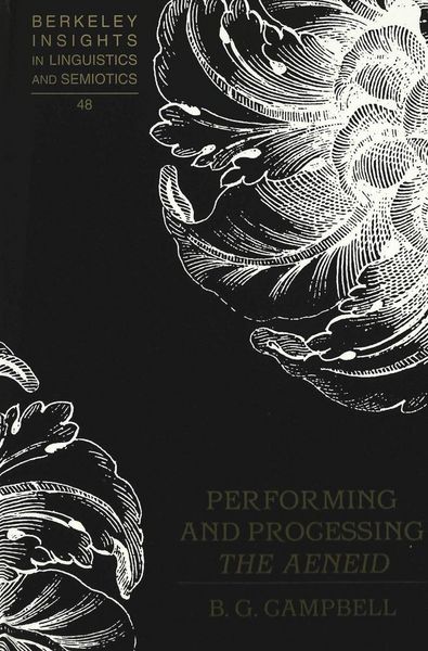Produktbild: Performing and Processing "The Aeneid"