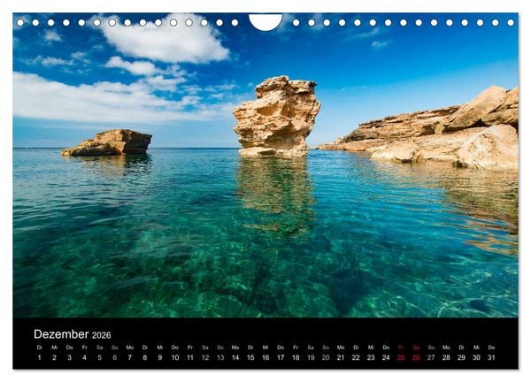 Produktbild: Ibiza und seine Farben (Wandkalender 2026 DIN A4 quer), CALVENDO Monatskalender