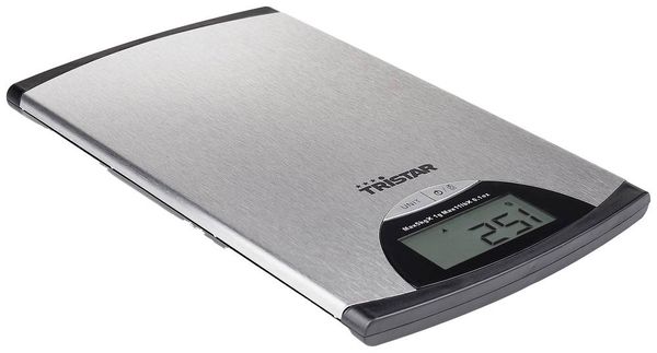 Tristar KW-2435 Küchenwaage digital Wägebereich (max.)=5kg Silber