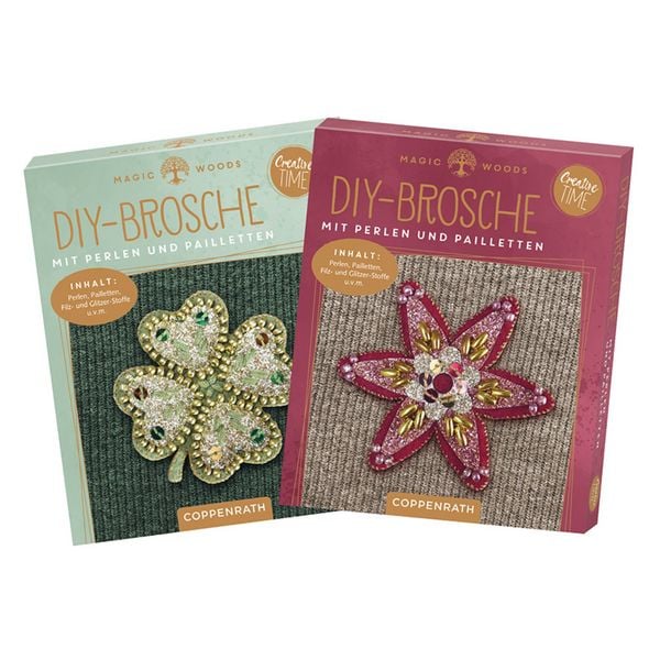 Produktbild: DIY-Broschen mit Perlen und Pailletten