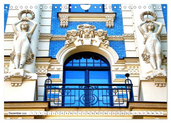 Produktbild: Jugendstil in Riga - Schmuckst&uuml;cke der lettischen Hauptstadt (Wandkalender 2026 DIN A4 quer), CALVENDO Monatskalender