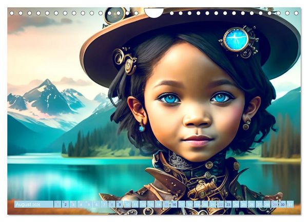Produktbild: Kleine Steampunk Stars (Wandkalender 2026 DIN A4 quer), CALVENDO Monatskalender