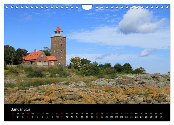 Produktbild: D&auml;nemarks Bornholm 2026 (Wandkalender 2026 DIN A4 quer), CALVENDO Monatskalender