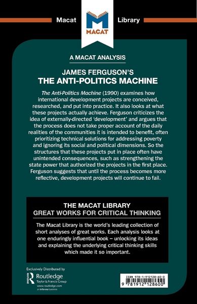 Produktbild: An Analysis of James Ferguson's The Anti-Politics Machine