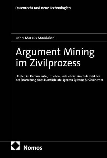 Produktbild: Argument Mining im Zivilprozess