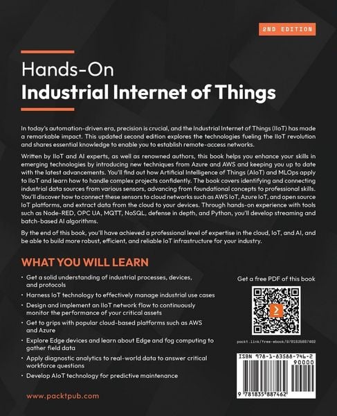Produktbild: Hands-On Industrial Internet of Things - Second Edition