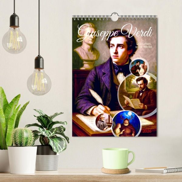 Produktbild: Giuseppe Verdi (Wandkalender 2026 DIN A4 hoch), CALVENDO Monatskalender