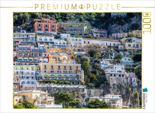 Produktbild: CALVENDO Puzzle POSITANO Architektur im Hang | 1000 Teile Lege-Gr&ouml;&szlig;e 64x48cm Foto-Puzzle f&uuml;r gl&uuml;ckliche Stunden