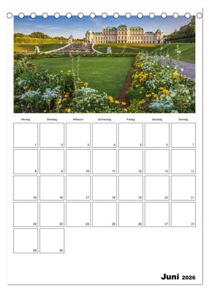Produktbild: Mein Wien. Juwel an der Donau (Tischkalender 2026 DIN A5 hoch), CALVENDO Monatskalender