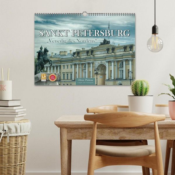 Produktbild: Sankt Petersburg - "Venedig des Nordens" (Wandkalender 2026 DIN A3 quer), CALVENDO Monatskalender