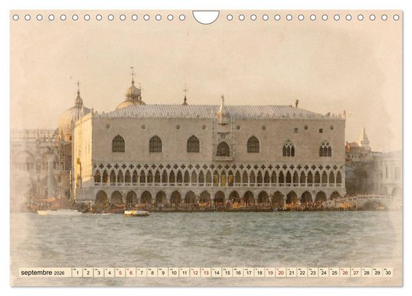 Produktbild: Venise l'&eacute;ternelle (Calendrier mural 2026 DIN A4 vertical), CALVENDO calendrier mensuel