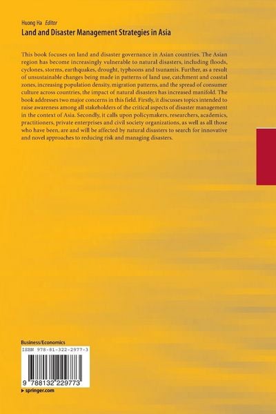 Produktbild: Land and Disaster Management Strategies in Asia